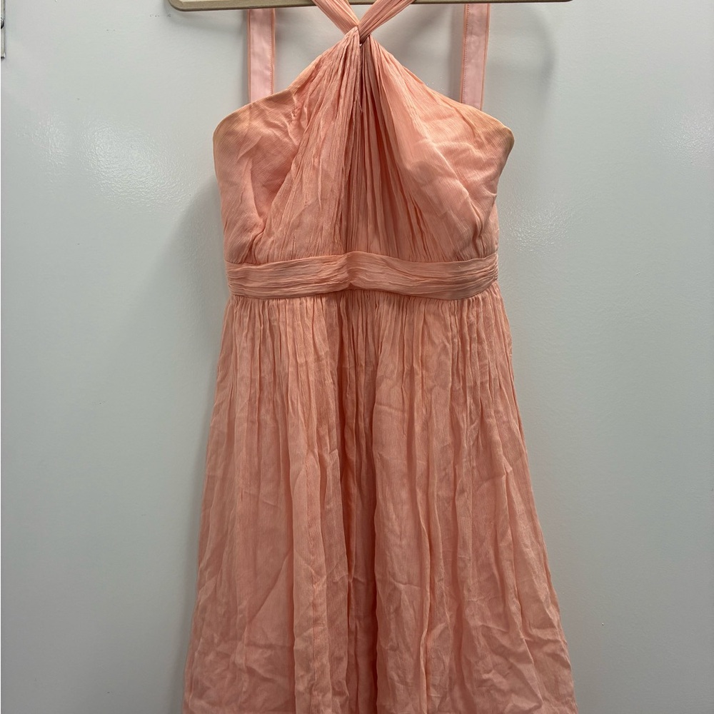 Peach Bridesmaid Dress